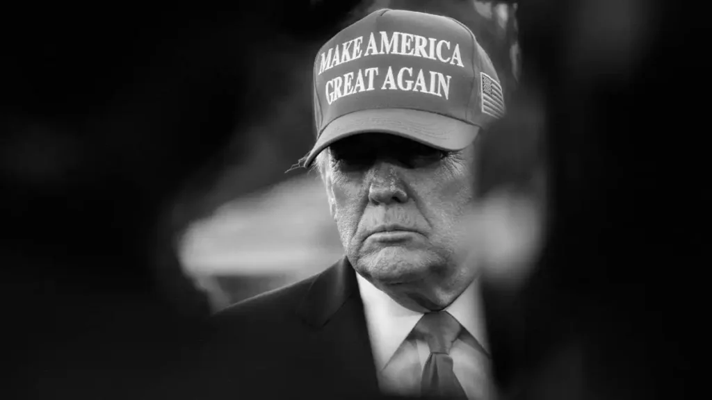 President trump in a Hat