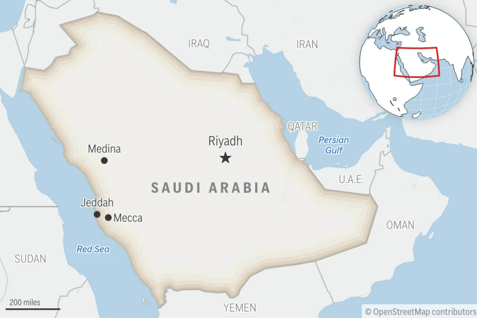 saudi arabia map