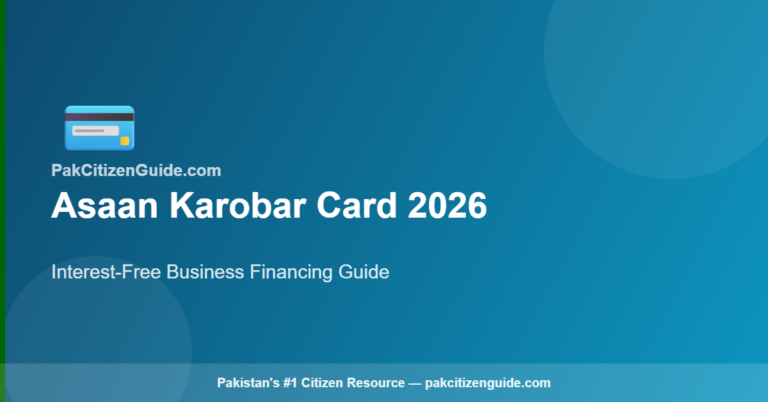 Asaan Karobar Card 2025 — Eligibility, How to Apply & Complete Guide