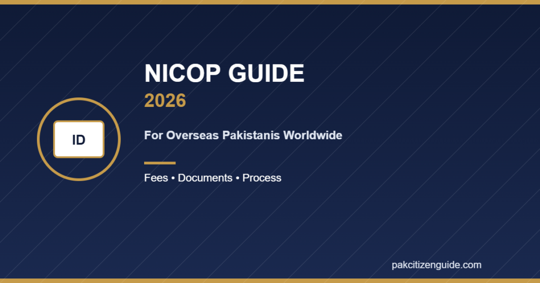 NICOP National Identity Card for Overseas Pakistanis 2026 guide featured image