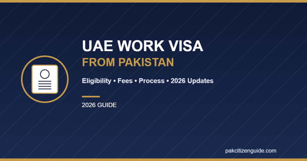 UAE Work Visa from Pakistan 2026 UAE work visa from Pakistan 2026 guide featured image