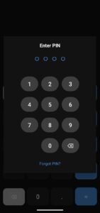 claculator vault app